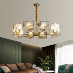 Enamel Lotus Chandelier