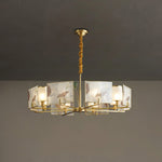 Enamel Lotus Chandelier
