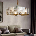 Enamel Lotus Chandelier