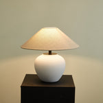 Erison Ceramic Table Lamp – Minimalist Bedside & Living Room Lighting