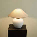 Erison Ceramic Table Lamp – Minimalist Bedside & Living Room Lighting