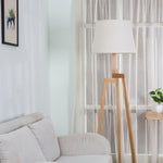 Escada Tripod Wooden Floor Lamp