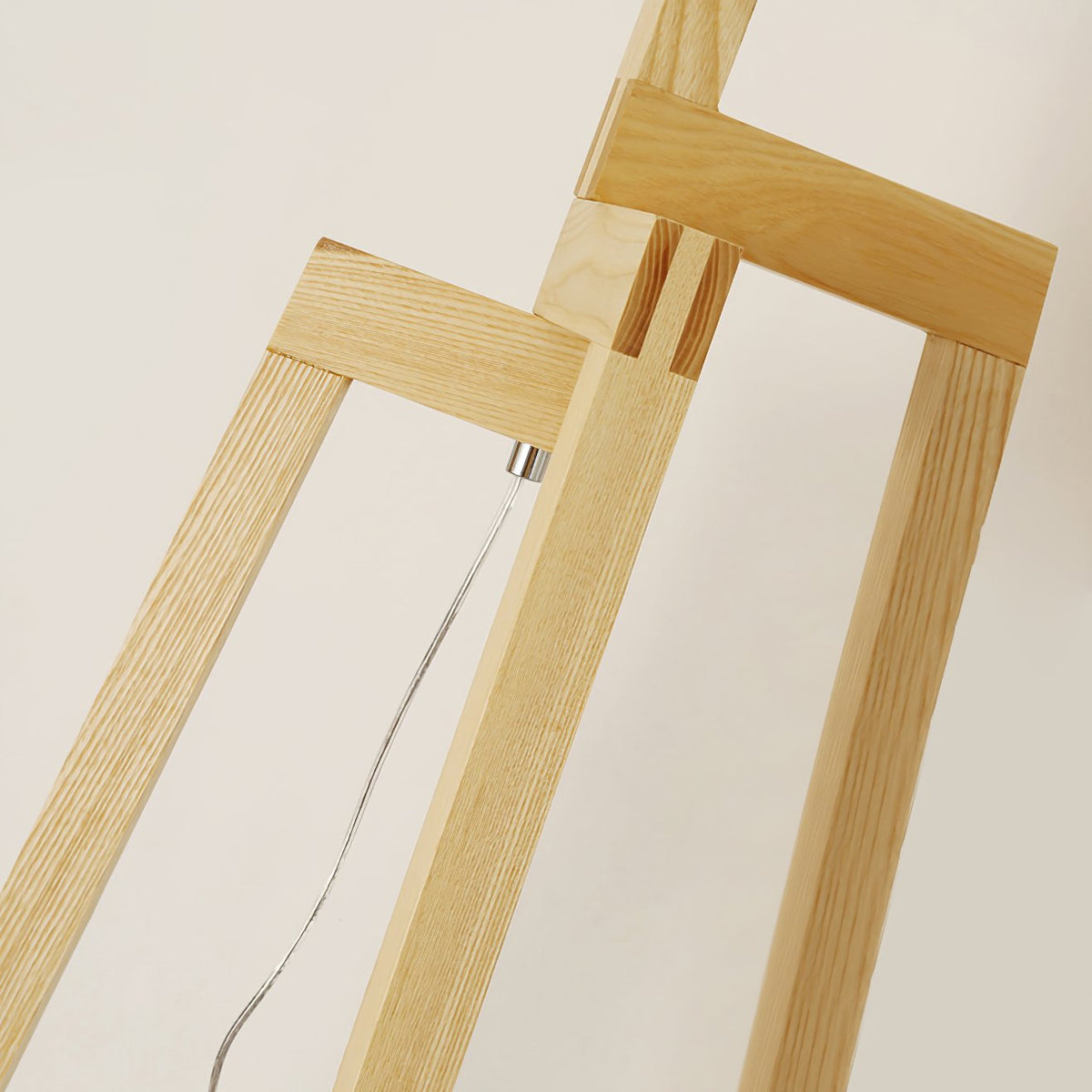Escada Tripod Wooden Floor Lamp