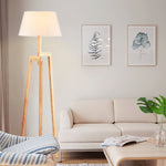 Escada Tripod Wooden Floor Lamp