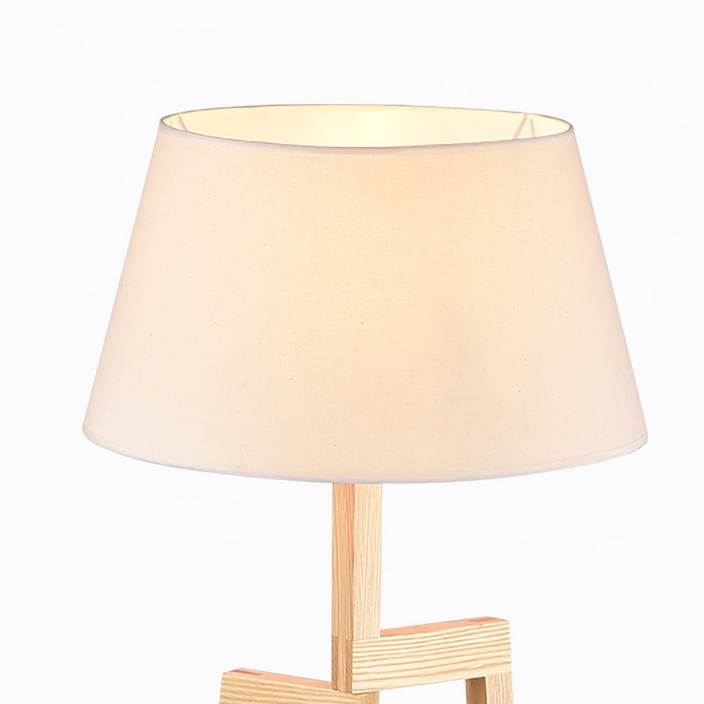 Escada Tripod Wooden Floor Lamp