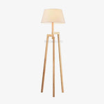Escada Tripod Wooden Floor Lamp