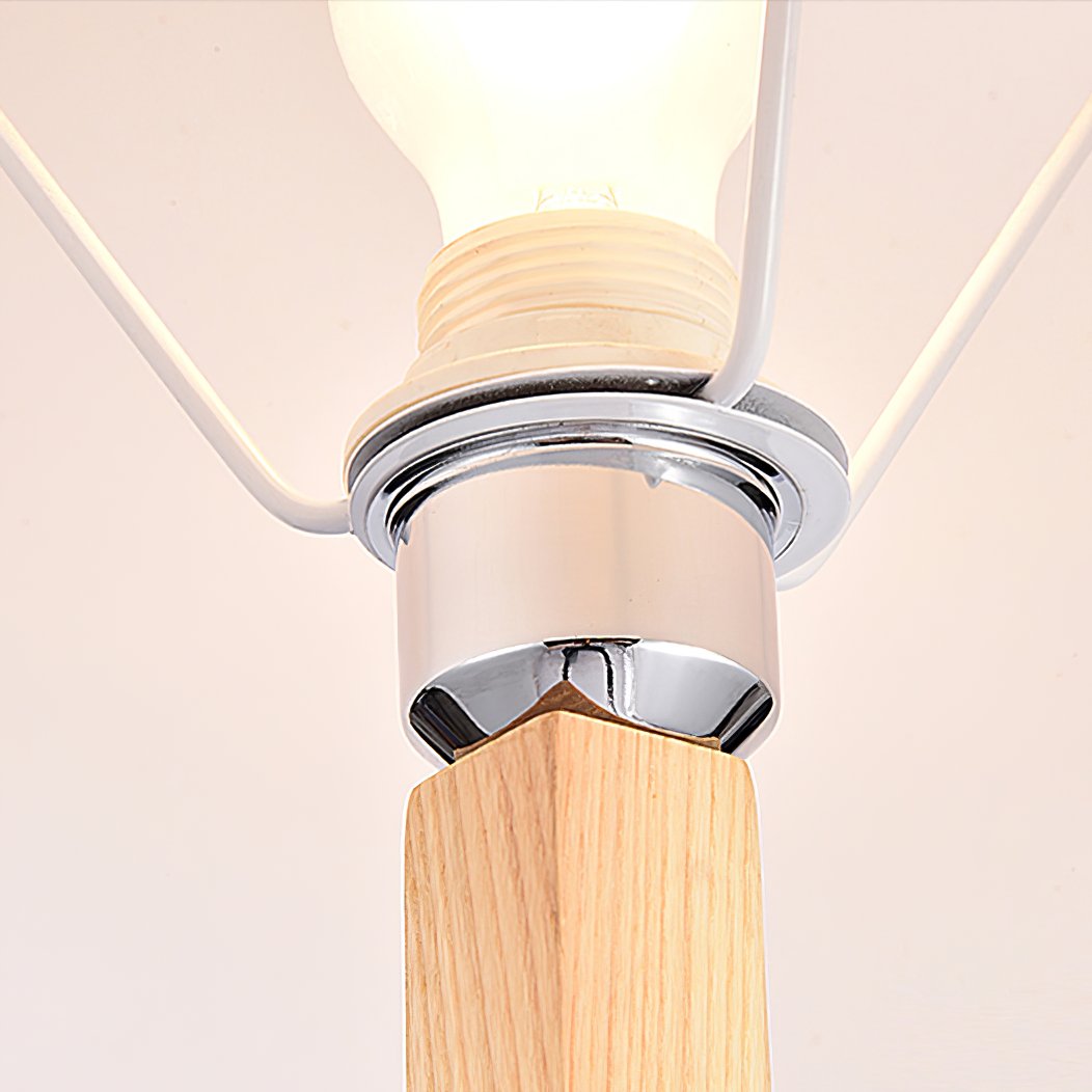 Escada Tripod Wooden Floor Lamp