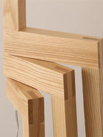 Escada Tripod Wooden Floor Lamp