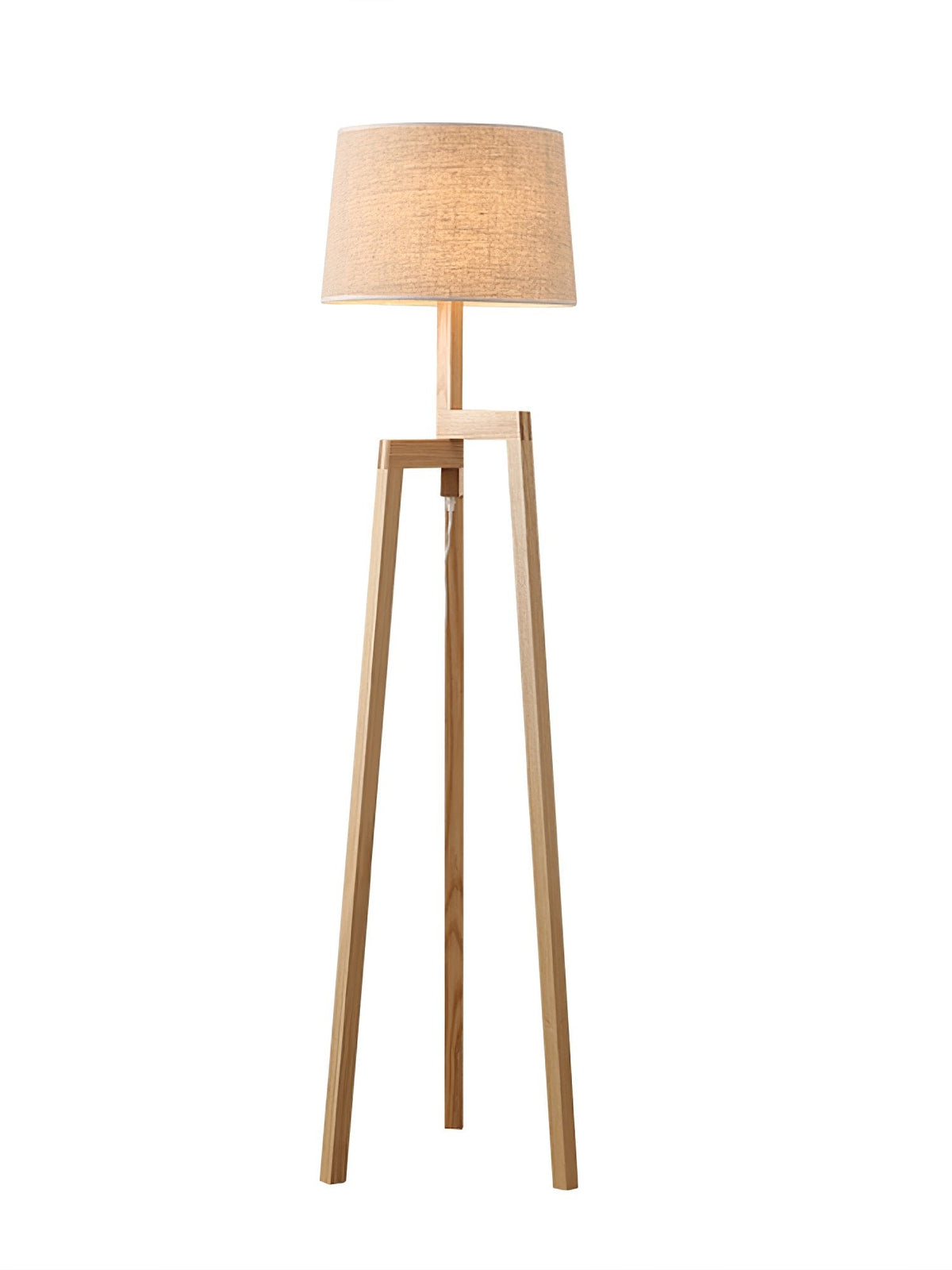 Escada Tripod Wooden Floor Lamp