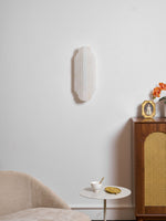 Estelle Wall Sconce in Natural Alabaster — Layered Stone LED Wall Light
