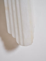 Estelle Wall Sconce in Natural Alabaster — Layered Stone LED Wall Light