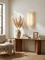 Estelle Wall Sconce in Natural Alabaster — Layered Stone LED Wall Light