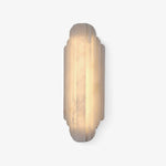 Estelle Wall Sconce in Natural Alabaster — Layered Stone LED Wall Light