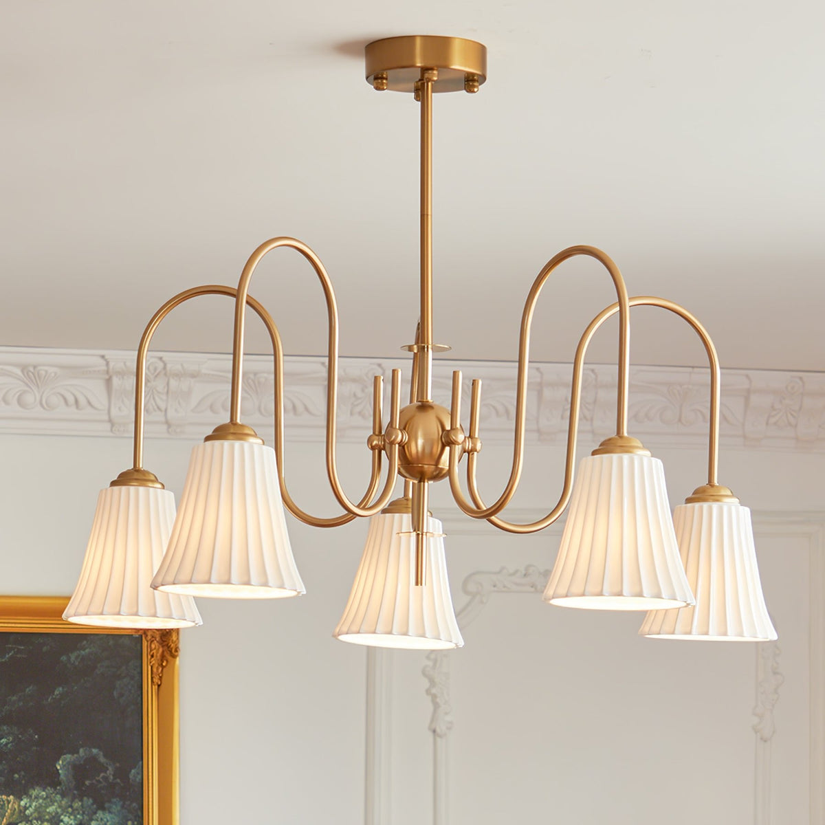 Esther Designer Ceramic Chandelier for Modern Interiors