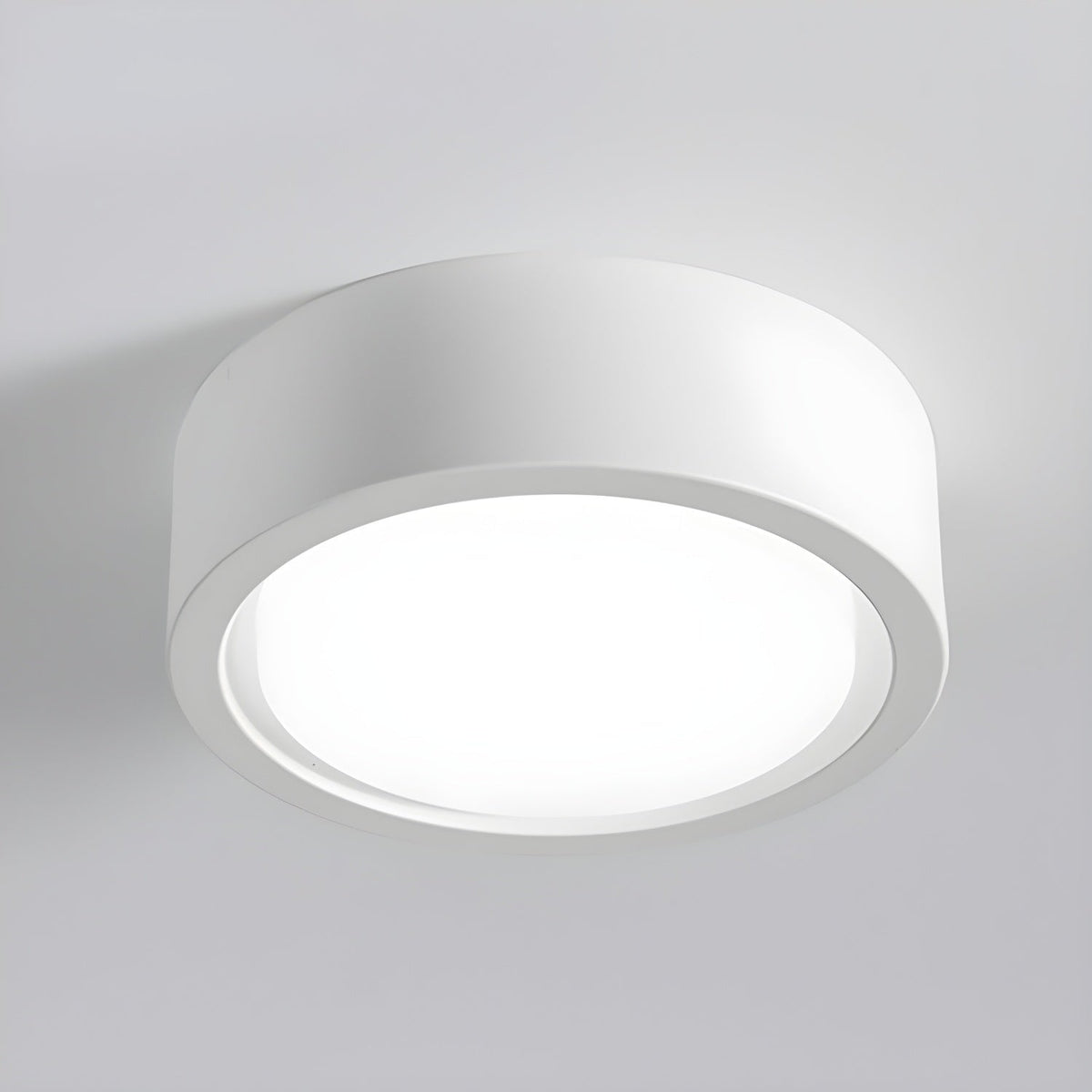 Ethan Modern LED Flush Mount Ceiling Light in Black or White