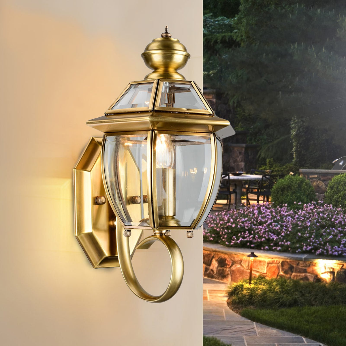European Style Lantern Wall Light