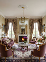 Evangeline Crystal Chandelier – Gold Finish, Cascading Glass, Designer Ceiling Light
