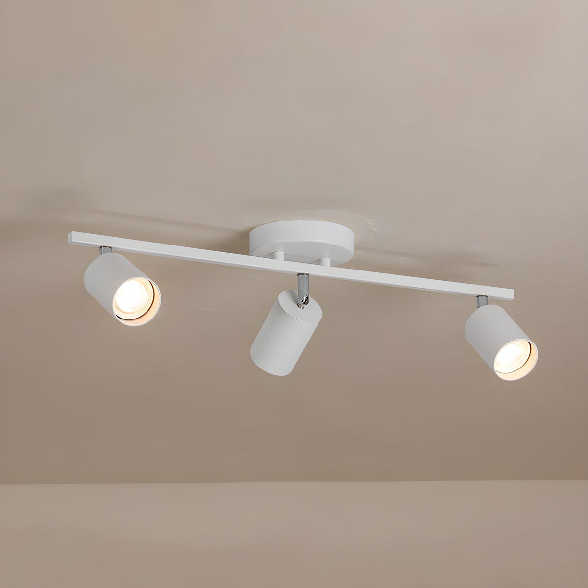 Evanna Modern Ceiling Light with Adjustable Spotlights, Gold Accents