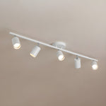 Evanna Modern Ceiling Light with Adjustable Spotlights, Gold Accents