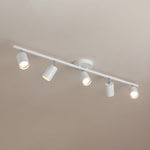 Evanna Modern Ceiling Light with Adjustable Spotlights, Gold Accents