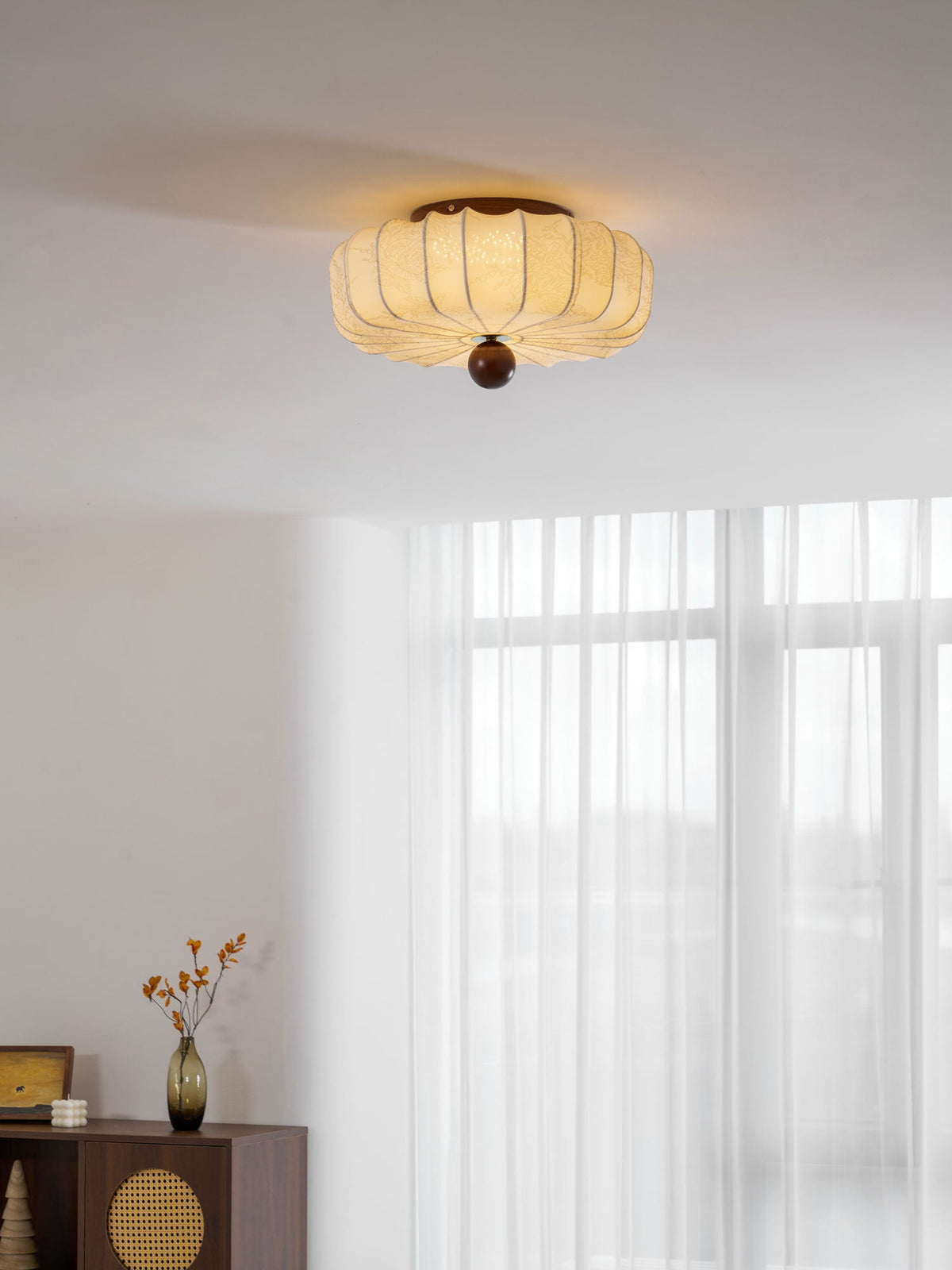 Evelune Petal Flush Mount Ceiling Light – Modern Botanical LED Fixture