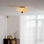 Evelune Petal Flush Mount Ceiling Light – Modern Botanical LED Fixture
