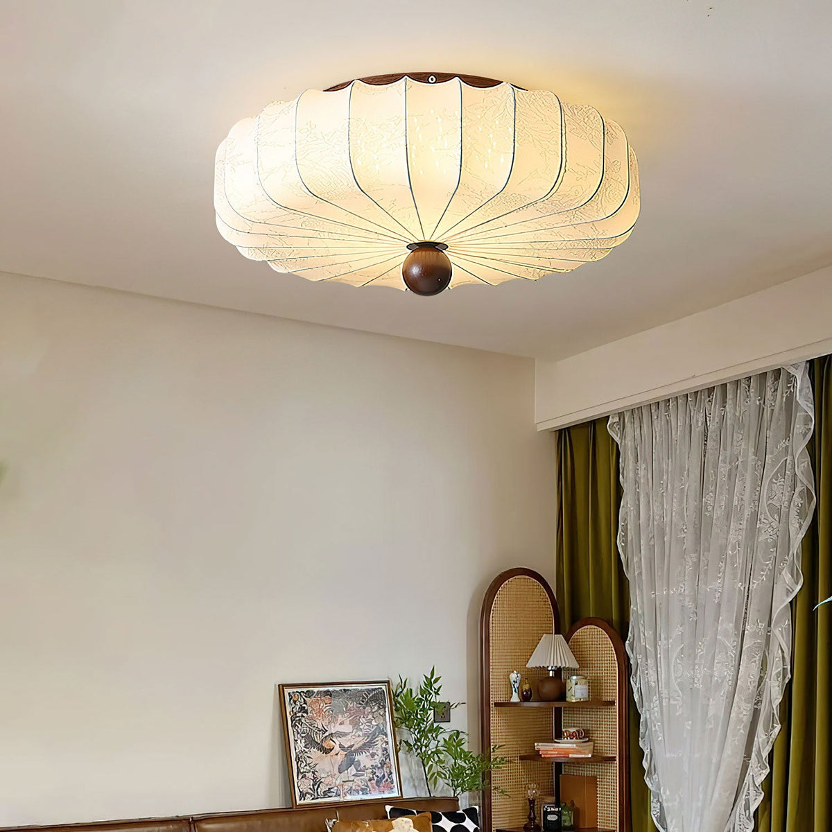 Evelune Petal Flush Mount Ceiling Light – Modern Botanical LED Fixture