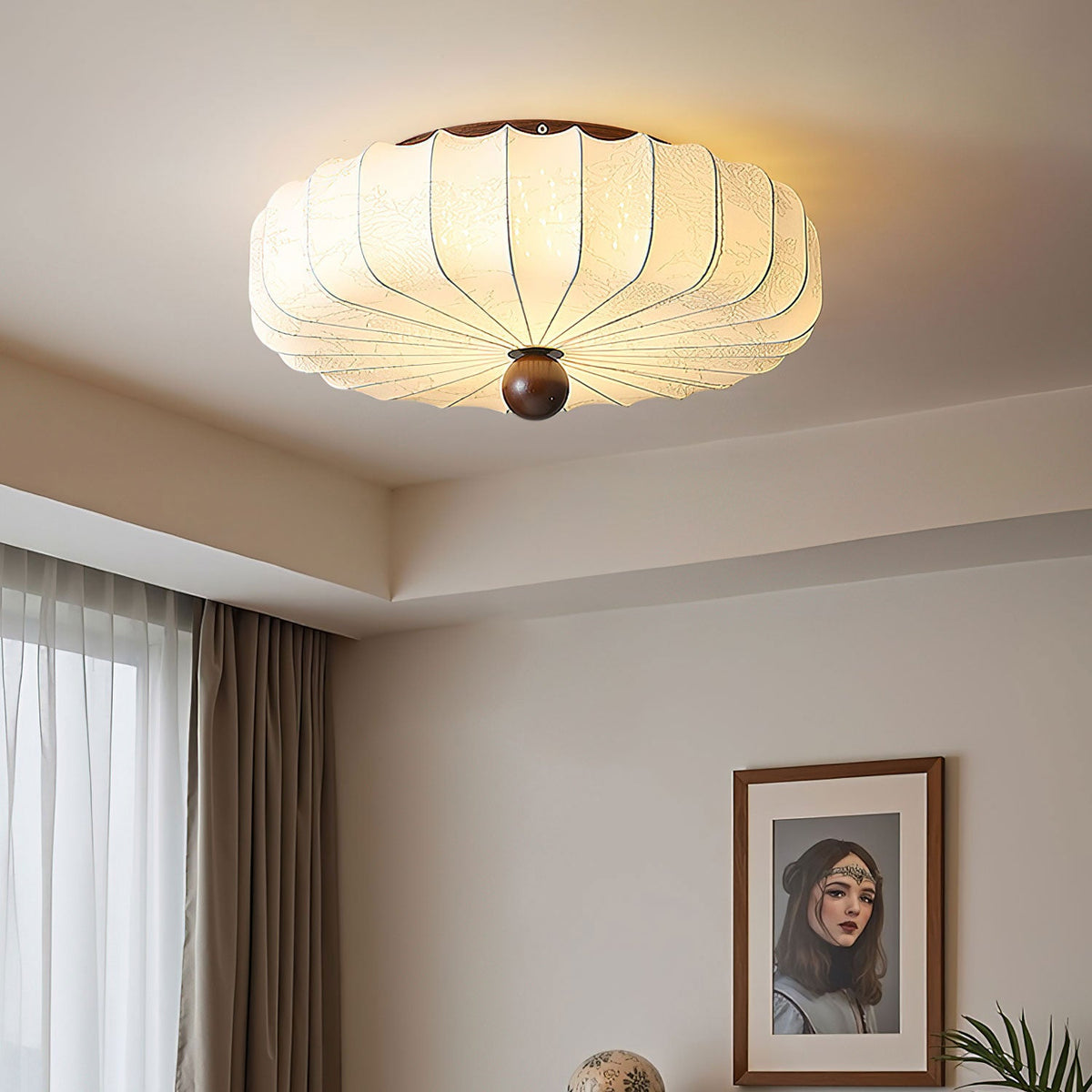 Evelune Petal Flush Mount Ceiling Light – Modern Botanical LED Fixture