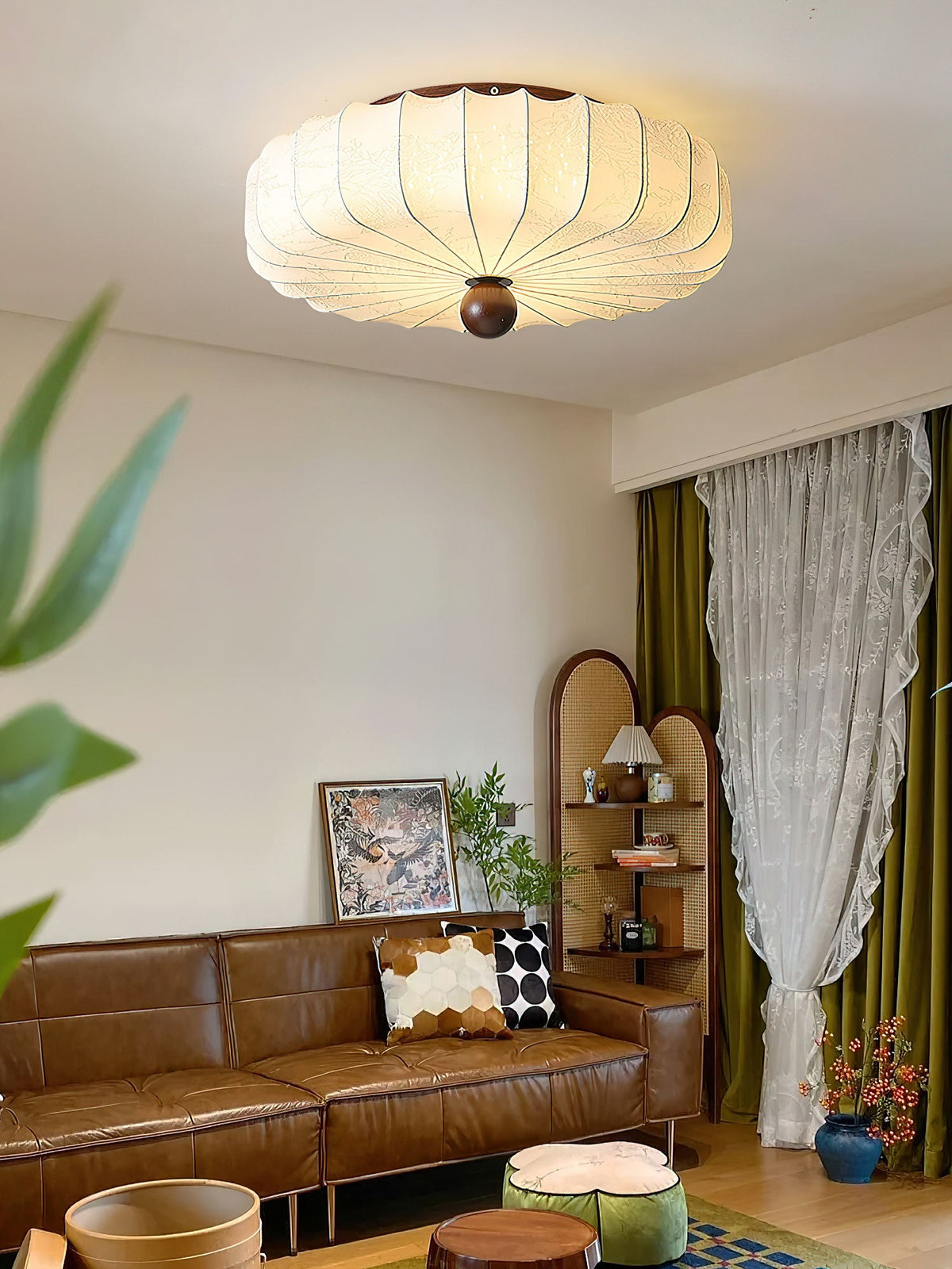 Evelune Petal Flush Mount Ceiling Light – Modern Botanical LED Fixture