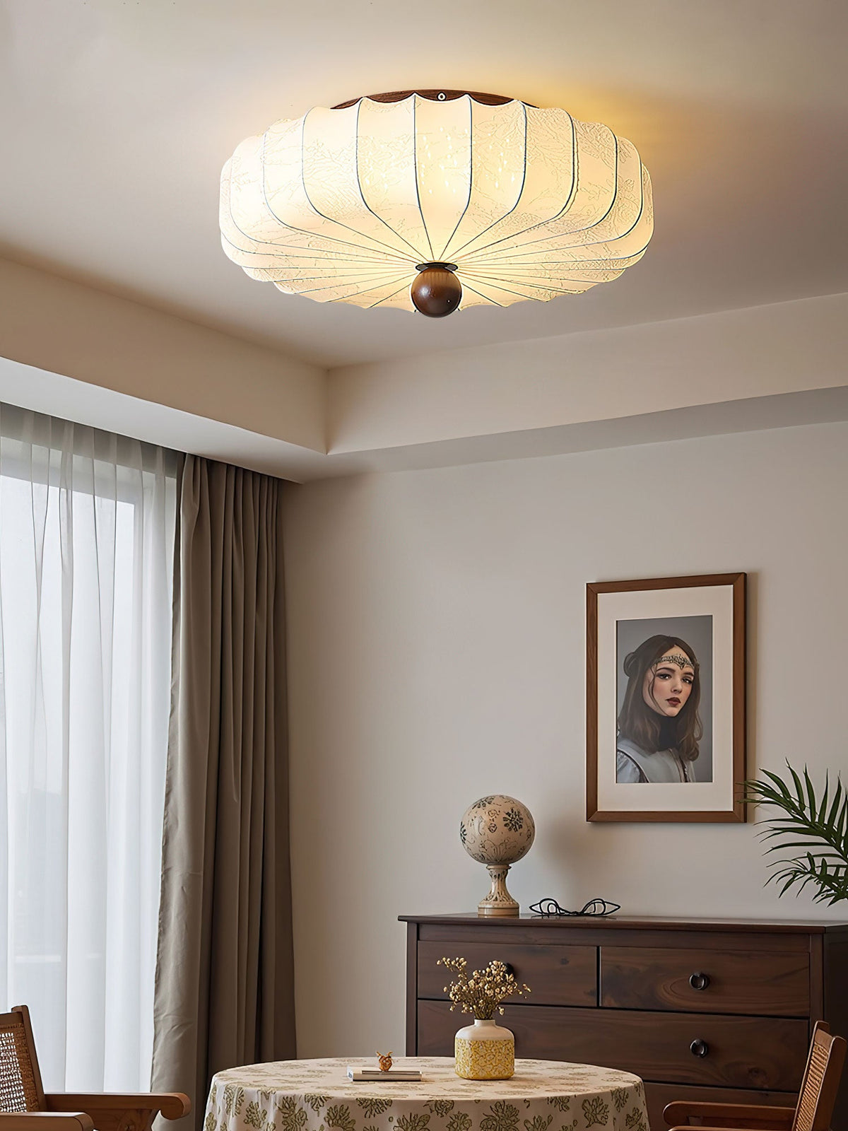 Evelune Petal Flush Mount Ceiling Light – Modern Botanical LED Fixture