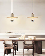 Evirlo Travertine Pendant Light – Modern Stone Pendant Lamp for Dining and Living Spaces
