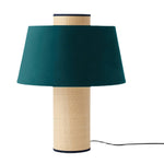 Fabric Drum Column Table Lamp