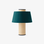 Fabric Drum Column Table Lamp