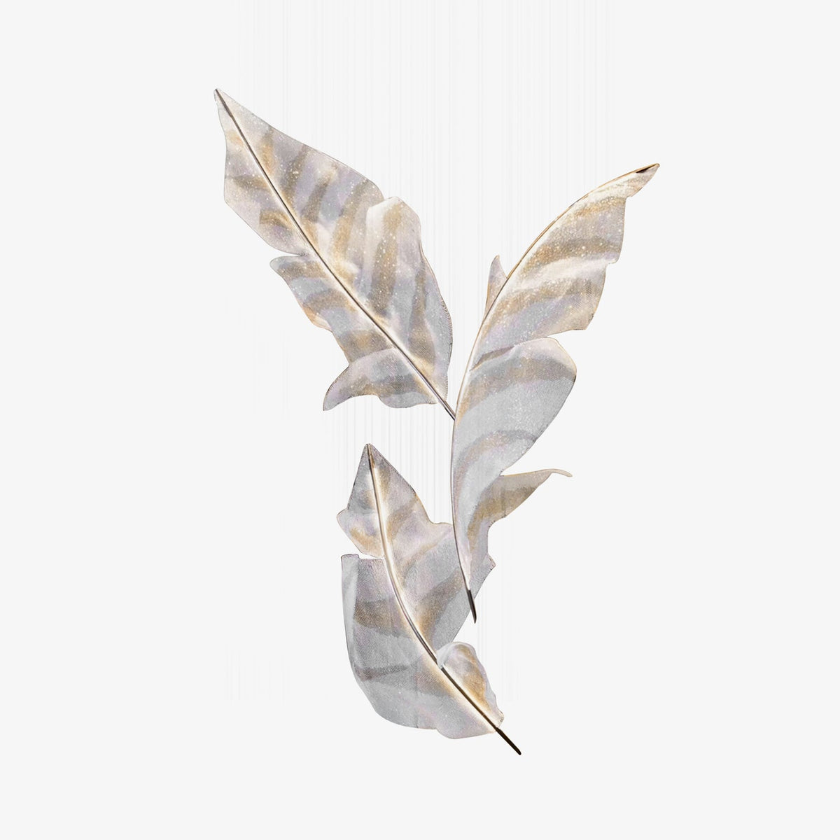 Falling Leaves Glass Chandelier – Modern LED Pendant Light for Dining Room and Living Room