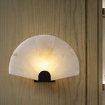 Fan Shaped Alabaster Wall Light
