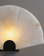 Fan Shaped Alabaster Wall Light