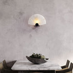 Fan Shaped Alabaster Wall Light
