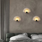 Fan Shaped Alabaster Wall Light