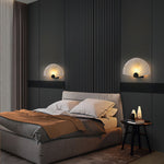 Fan Shaped Alabaster Wall Light