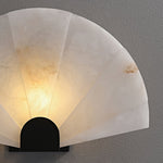 Fan Shaped Alabaster Wall Light