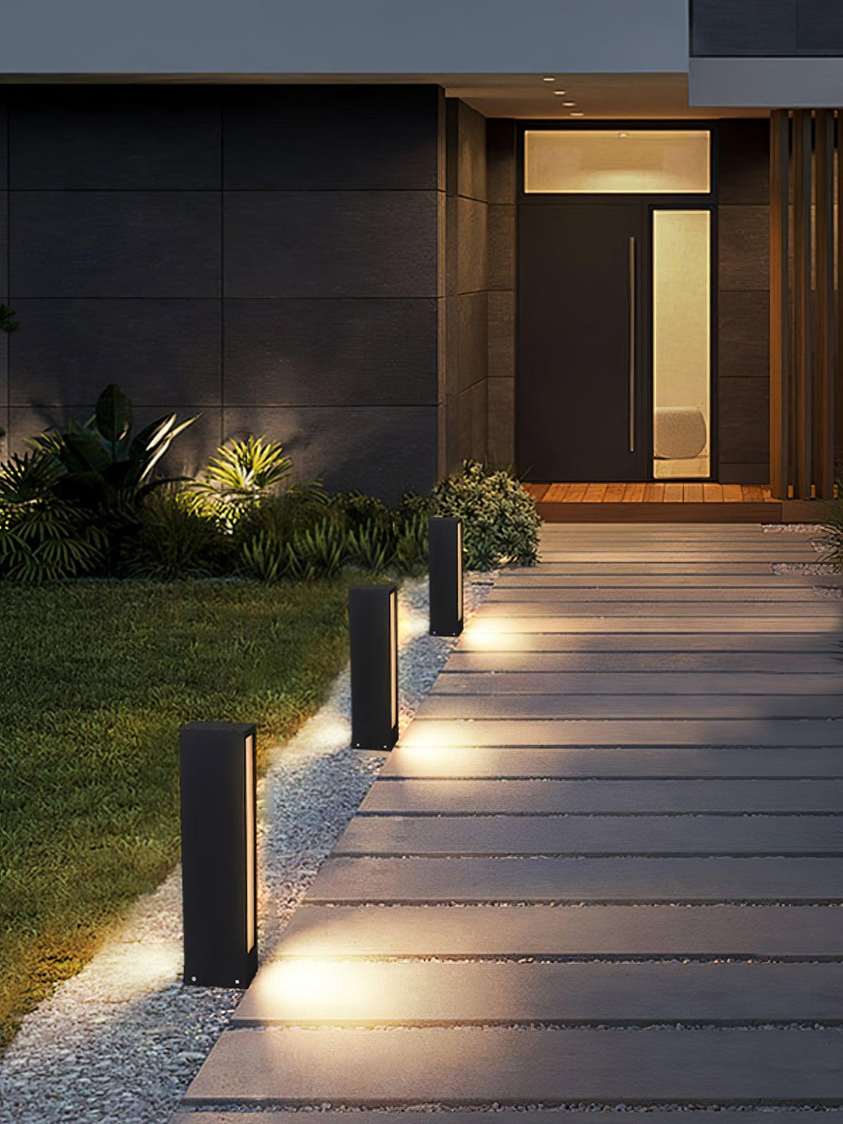 Faro Outdoor Post Light – Modern Cast Aluminum LED Lamp for Pathways & Gardens