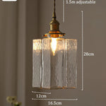 Alloliving Modern Retro Glass Pendant Lamp