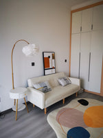 Feather Drawer Floor Lamp