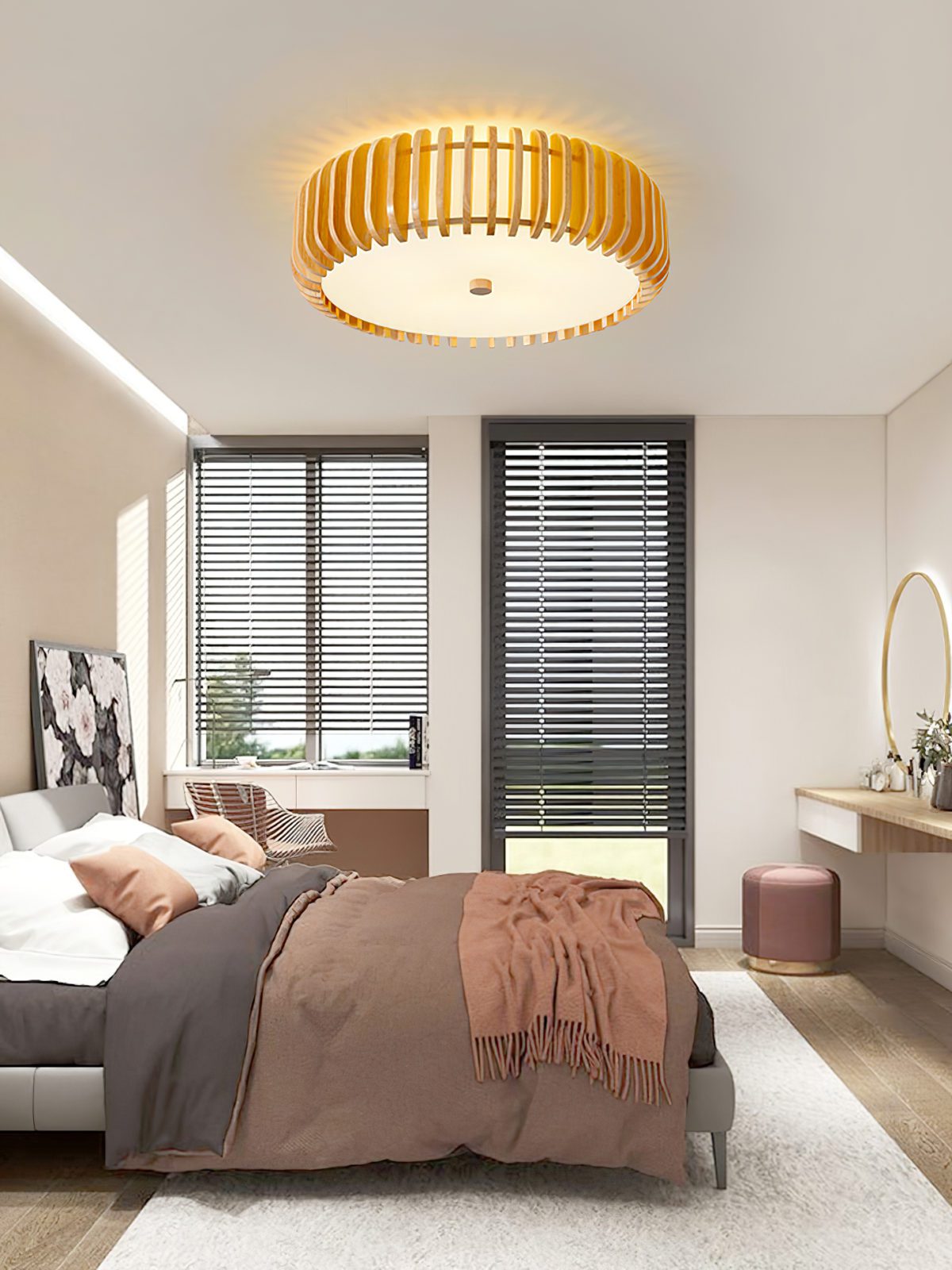 Fence Ceiling Light