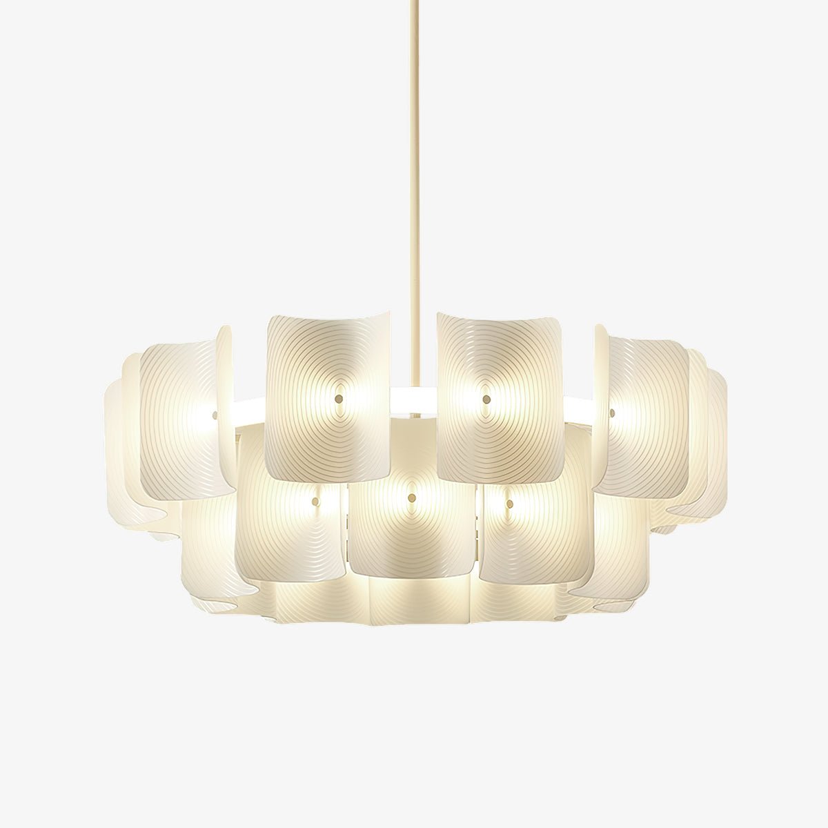 Fingerprint Chandelier – Modern LED Pendant Light for Dining Room, Living Room, and Bedroom