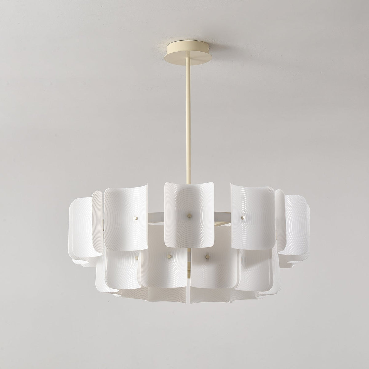 Fingerprint Chandelier – Modern LED Pendant Light for Dining Room, Living Room, and Bedroom