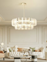 Fingerprint Chandelier – Modern LED Pendant Light for Dining Room, Living Room, and Bedroom