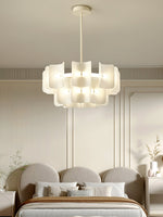 Fingerprint Chandelier – Modern LED Pendant Light for Dining Room, Living Room, and Bedroom