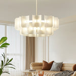 Fingerprint Chandelier – Modern LED Pendant Light for Dining Room, Living Room, and Bedroom