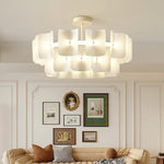 Fingerprint Chandelier – Modern LED Pendant Light for Dining Room, Living Room, and Bedroom